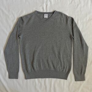 Gap V-neck Sweater | Grey Pullover Kids Size XL
